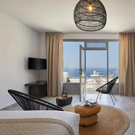Impressive Santorini | 2 Bedrooms | Inuyasha | Breathtaking Aegean Sea Views | Indoor Private Cave Pool And Indoor Jet Tub | Mechalohori Villa Megalochori (Santorini)