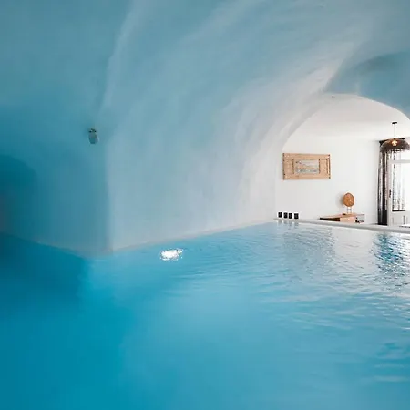 Impressive Santorini | 2 Bedrooms | Inuyasha | Breathtaking Aegean Sea Views | Indoor Private Cave Pool And Indoor Jet Tub | Mechalohori